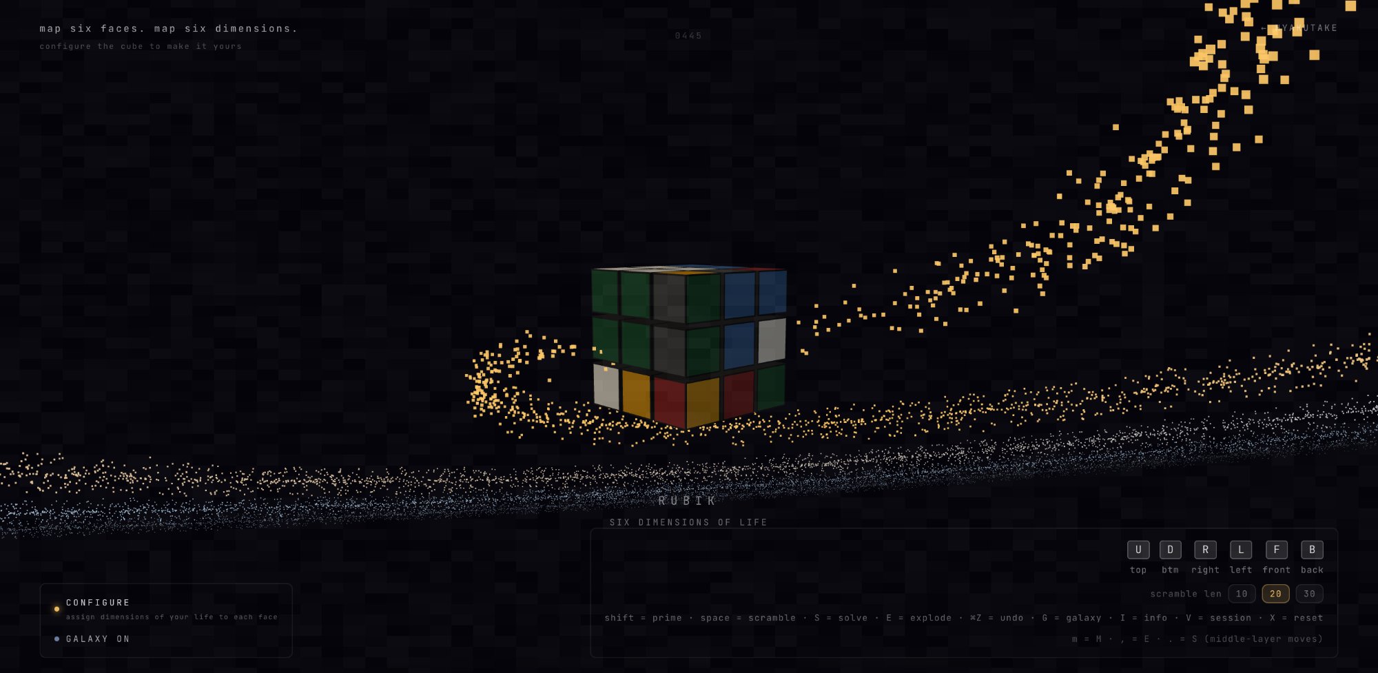 RUBIK landing page